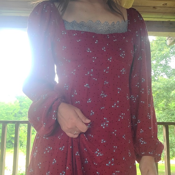 Free People Dresses & Skirts - Free People Dress Iris Boho, Prairie, Cottage Core, Peasant.